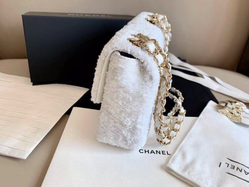 CHANEL ‘Snow White’ Sequins Flap BagJOJOKKREPLICAS | High Quality Replica Watches & Bags