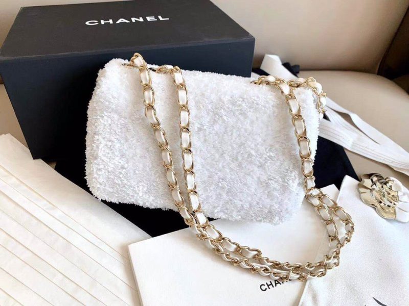 CHANEL ‘Snow White’ Sequins Flap BagJOJOKKREPLICAS | High Quality Replica Watches & Bags
