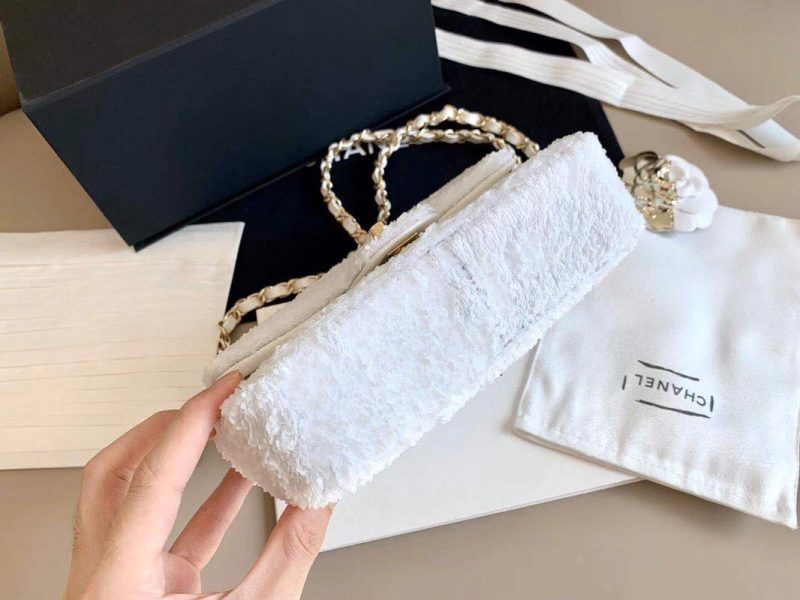 CHANEL ‘Snow White’ Sequins Flap BagJOJOKKREPLICAS | High Quality Replica Watches & Bags