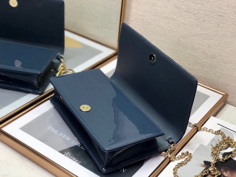 DIOR ‘Lady DIOR’ Pouch Patent Cannage CalfskinJOJOKKREPLICAS | High Quality Replica Watches & Bags