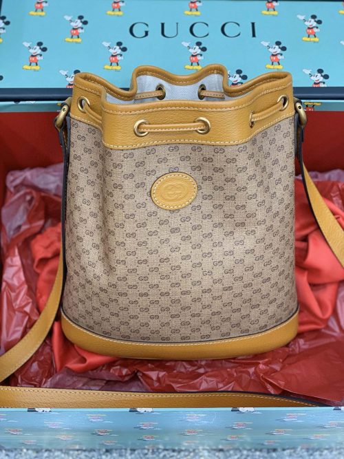 DISNEY X GUCCI GG Supreme Canvas Bucket BagJOJOKKREPLICAS | High Quality Replica Watches & Bags