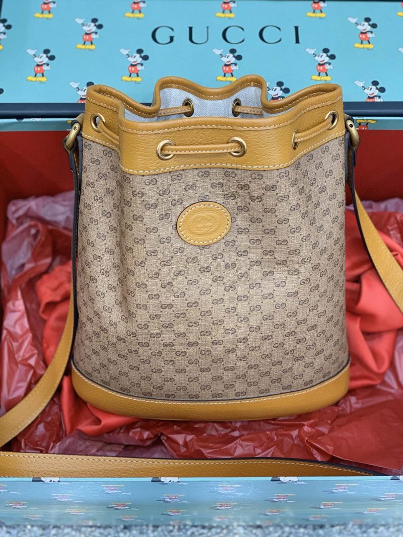 DISNEY X GUCCI GG Supreme Canvas Bucket BagJOJOKKREPLICAS | High Quality Replica Watches & Bags