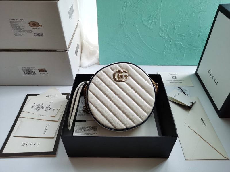 GUCCI GG Marmont Mini Leather Round Shoulder BagJOJOKKREPLICAS | High Quality Replica Watches & Bags