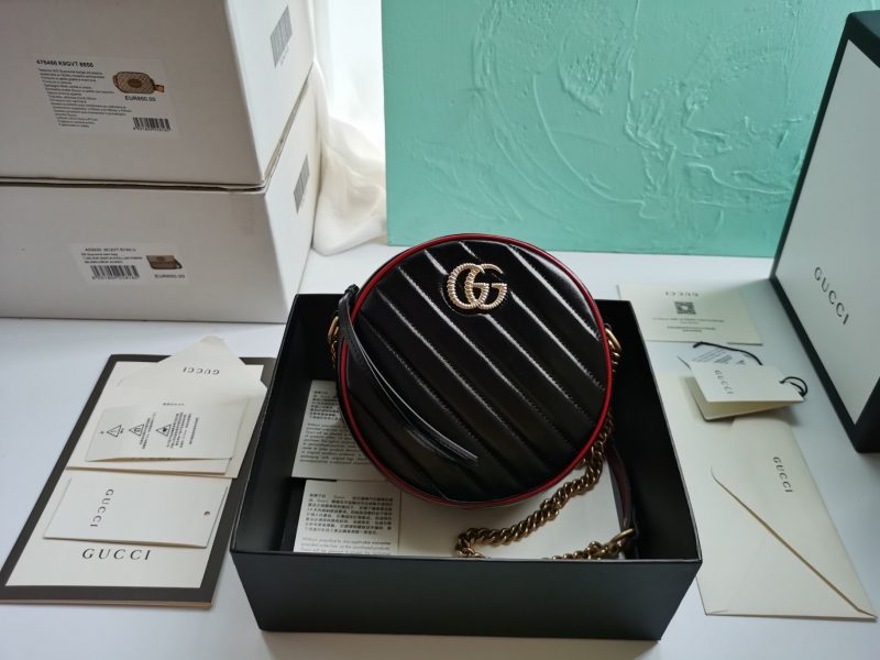 GUCCI GG Marmont Mini Leather Round Shoulder BagJOJOKKREPLICAS | High Quality Replica Watches & Bags