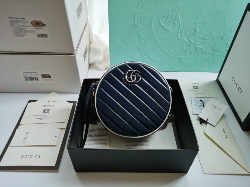 GUCCI GG Marmont Mini Leather Round Shoulder BagJOJOKKREPLICAS | High Quality Replica Watches & Bags
