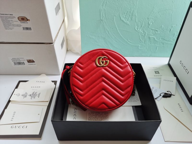 GUCCI GG Marmont Mini Leather Round Shoulder BagJOJOKKREPLICAS | High Quality Replica Watches & Bags