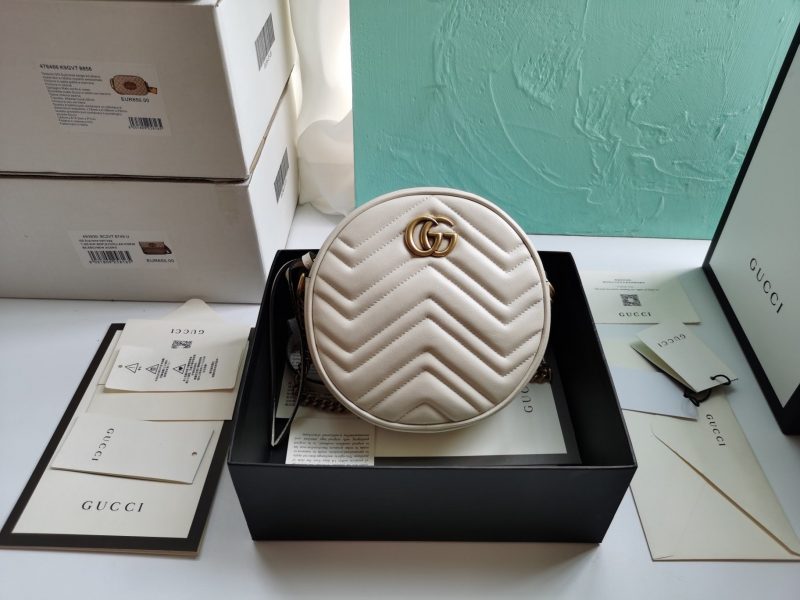 GUCCI GG Marmont Mini Leather Round Shoulder BagJOJOKKREPLICAS | High Quality Replica Watches & Bags