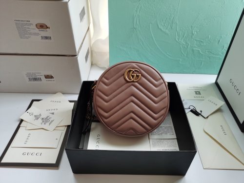 GUCCI GG Marmont Mini Leather Round Shoulder BagJOJOKKREPLICAS | High Quality Replica Watches & Bags
