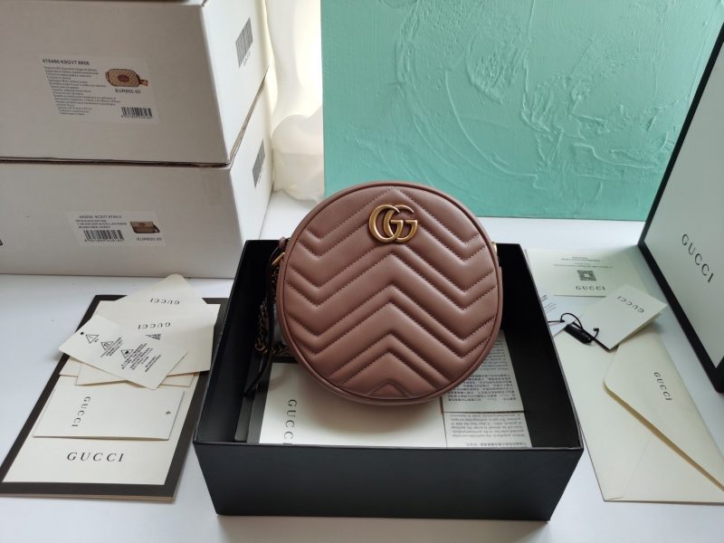 GUCCI GG Marmont Mini Leather Round Shoulder BagJOJOKKREPLICAS | High Quality Replica Watches & Bags