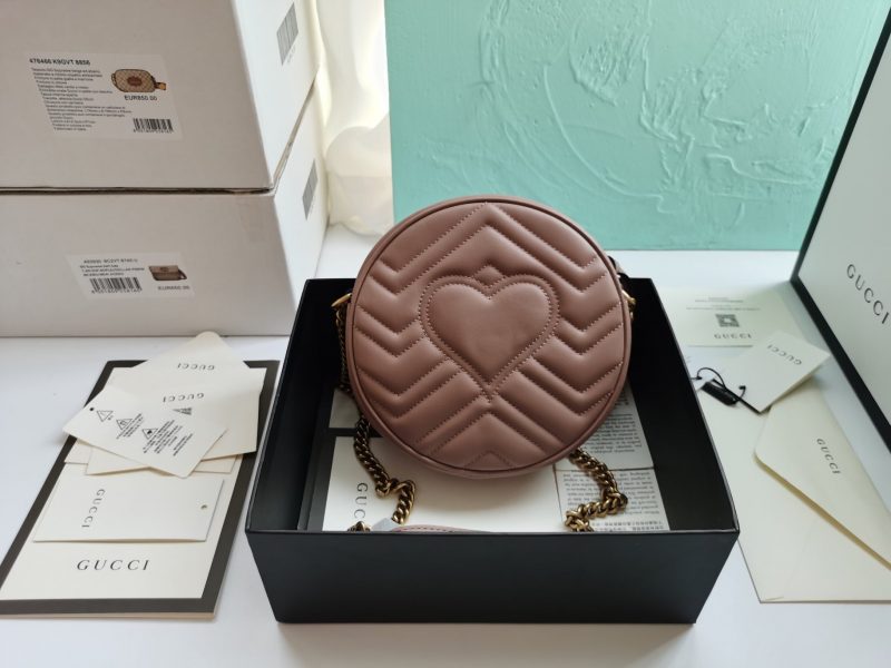 GUCCI GG Marmont Mini Leather Round Shoulder BagJOJOKKREPLICAS | High Quality Replica Watches & Bags