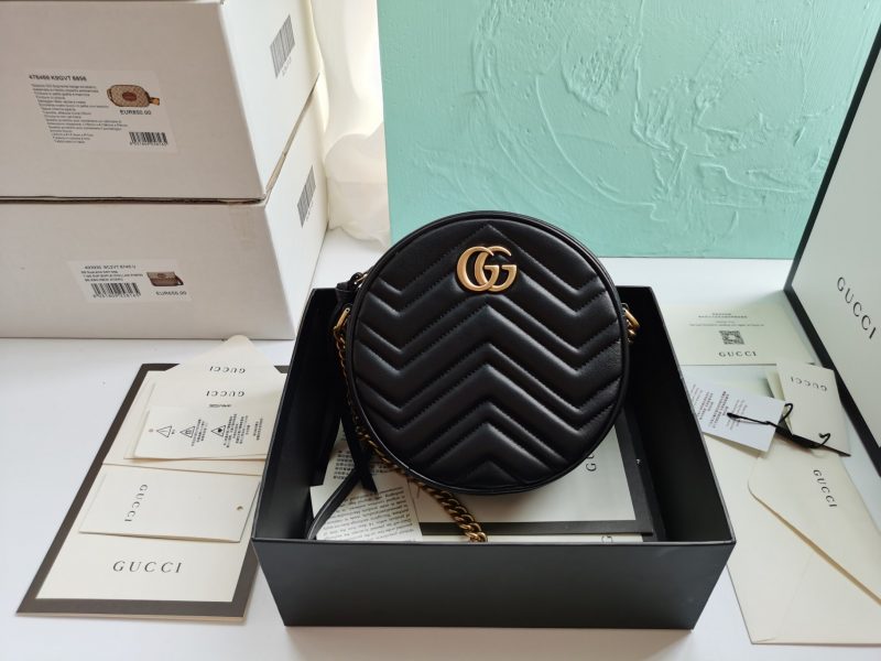 GUCCI GG Marmont Mini Leather Round Shoulder BagJOJOKKREPLICAS | High Quality Replica Watches & Bags