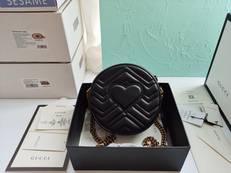 GUCCI GG Marmont Mini Leather Round Shoulder BagJOJOKKREPLICAS | High Quality Replica Watches & Bags