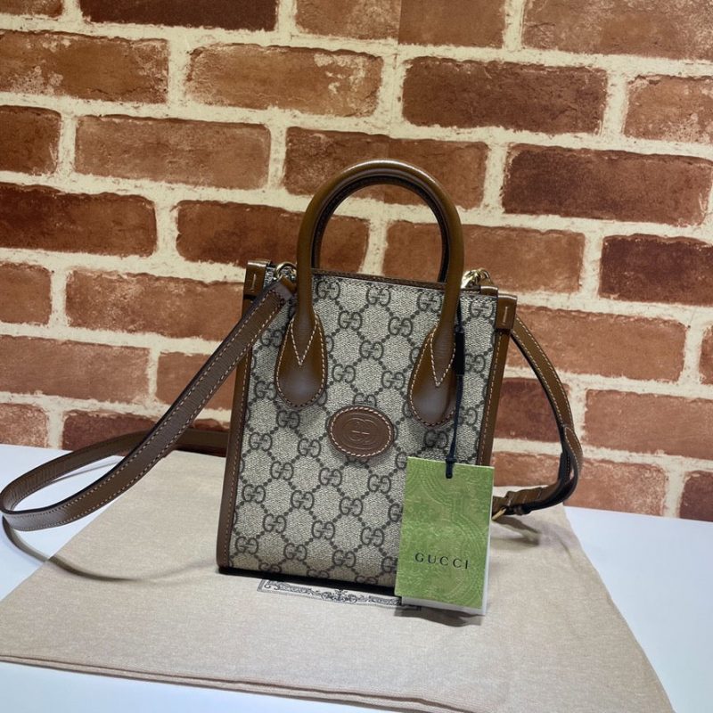 GUCCI Mini Tote Bag with Interlocking GJOJOKKREPLICAS | High Quality Replica Watches & Bags