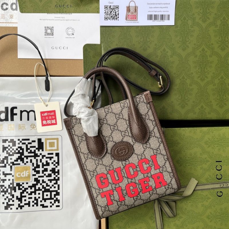 GUCCI Mini Tote Bag with Interlocking GJOJOKKREPLICAS | High Quality Replica Watches & Bags