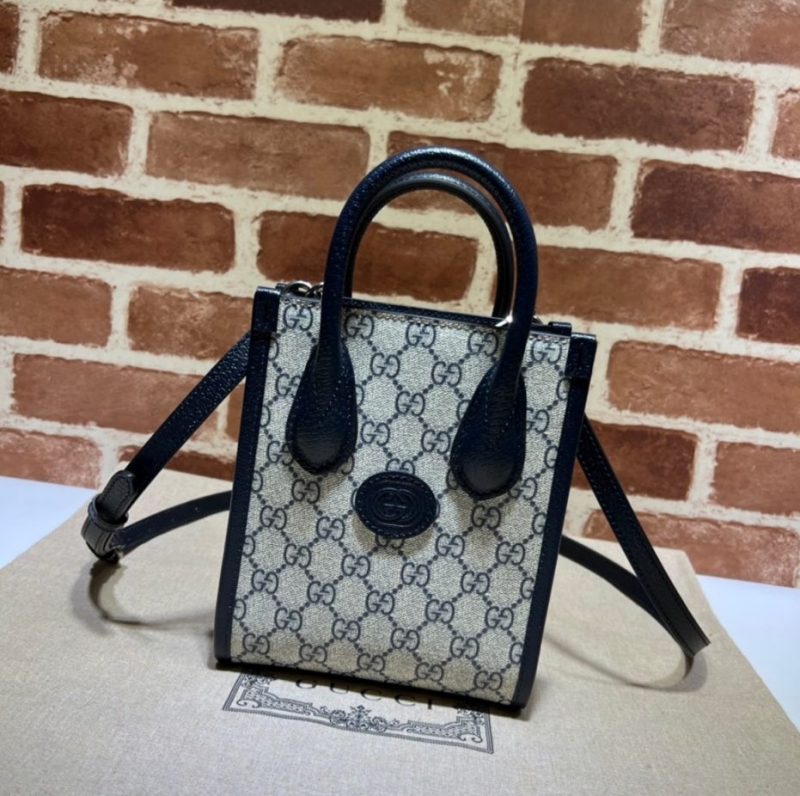 GUCCI Mini Tote Bag with Interlocking GJOJOKKREPLICAS | High Quality Replica Watches & Bags