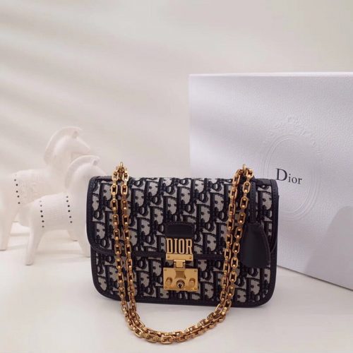 DIOR Vintage Oblique Canvas ‘DiorAddict’ Small Flap BagJOJOKKREPLICAS | High Quality Replica Watches & Bags