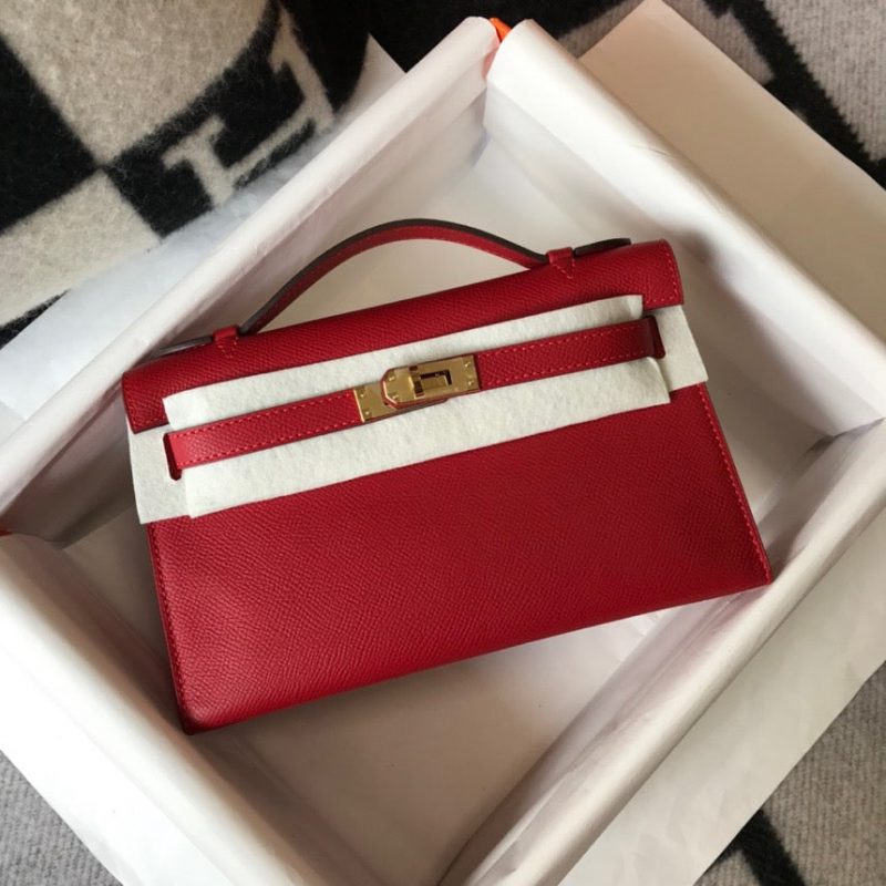HERMÈS Mini Kelly Pochette In Epsom LeatherJOJOKKREPLICAS | High Quality Replica Watches & Bags