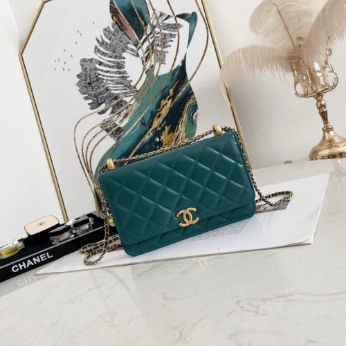 CHANEL Wallet on Chain with Golden EyeletsJOJOKKREPLICAS | High Quality Replica Watches & Bags