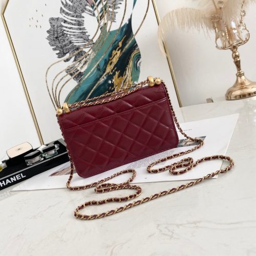 CHANEL Wallet on Chain with Golden EyeletsJOJOKKREPLICAS | High Quality Replica Watches & Bags