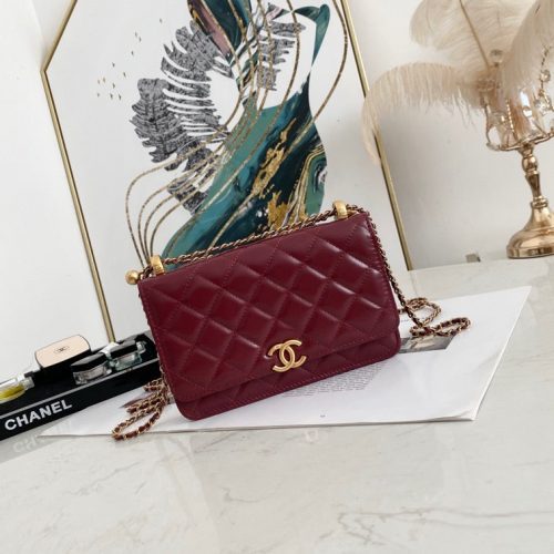 CHANEL Wallet on Chain with Golden EyeletsJOJOKKREPLICAS | High Quality Replica Watches & Bags