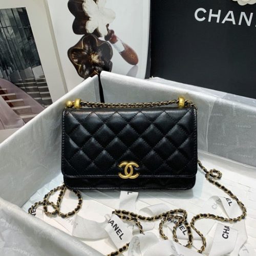 CHANEL Wallet on Chain with Golden EyeletsJOJOKKREPLICAS | High Quality Replica Watches & Bags