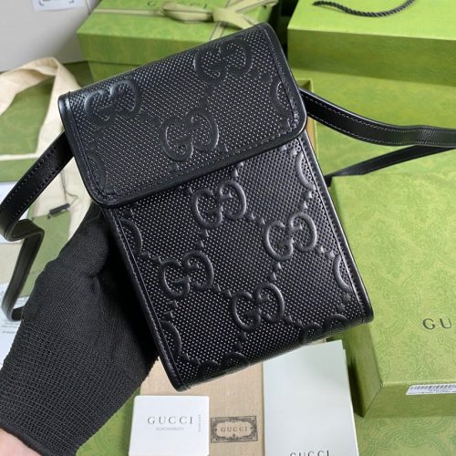 GUCCI GG Embossed Mini BagJOJOKKREPLICAS | High Quality Replica Watches & Bags