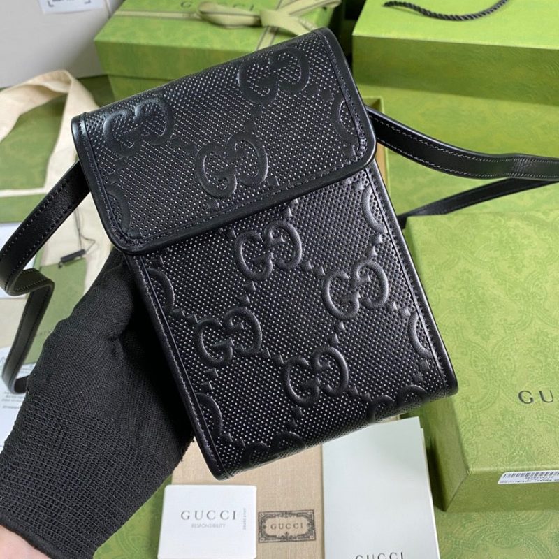 GUCCI GG Embossed Mini BagJOJOKKREPLICAS | High Quality Replica Watches & Bags