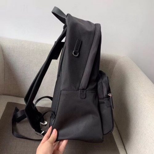 PRADA Black Logo Plaque Nylon and Saffiano Leather BackpackJOJOKKREPLICAS | High Quality Replica Watches & Bags