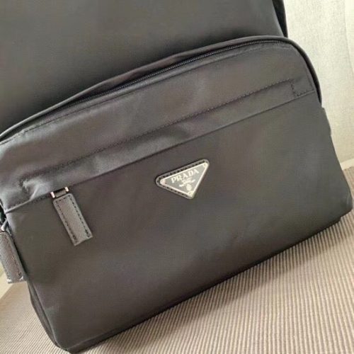 PRADA Black Logo Plaque Nylon and Saffiano Leather BackpackJOJOKKREPLICAS | High Quality Replica Watches & Bags