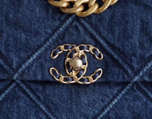 CHANEL ’19’ Flap Bag in Blue Denim 2020JOJOKKREPLICAS | High Quality Replica Watches & Bags