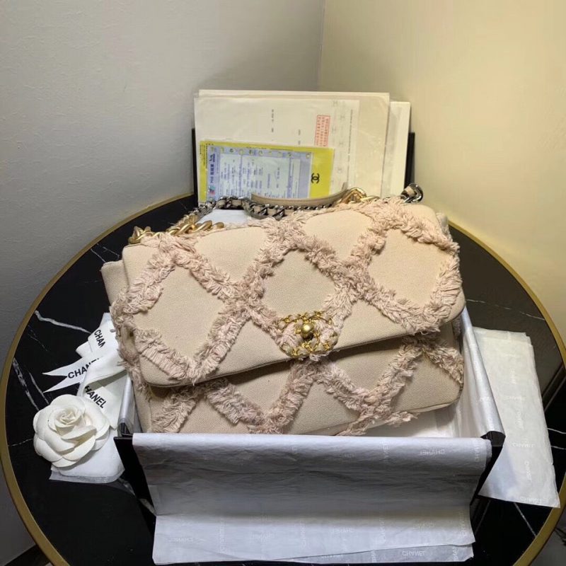 CHANEL 19 Flap Bag in Cotton CanvasJOJOKKREPLICAS | High Quality Replica Watches & Bags