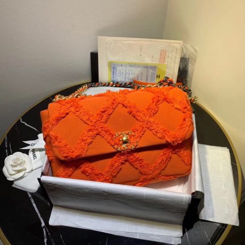 CHANEL 19 Flap Bag in Cotton CanvasJOJOKKREPLICAS | High Quality Replica Watches & Bags
