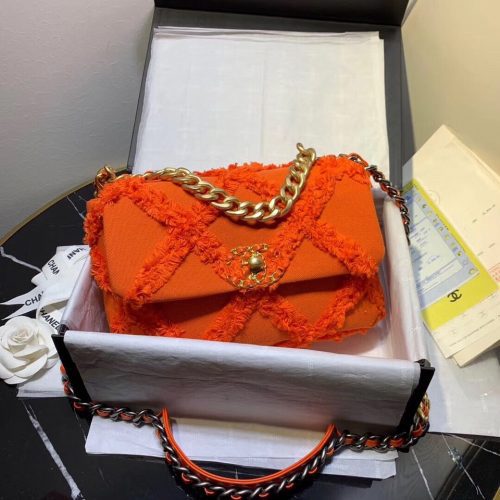 CHANEL 19 Flap Bag in Cotton CanvasJOJOKKREPLICAS | High Quality Replica Watches & Bags