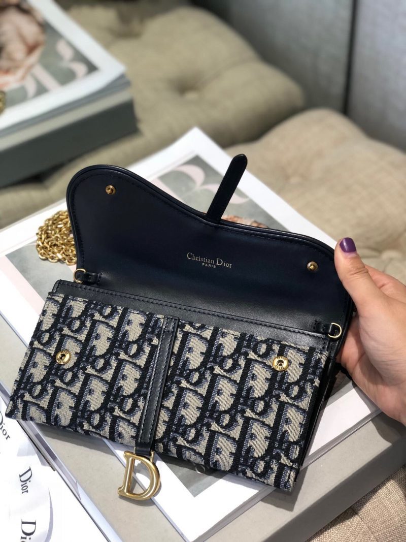 DIOR Saddle Wallet on ChainJOJOKKREPLICAS | High Quality Replica Watches & Bags