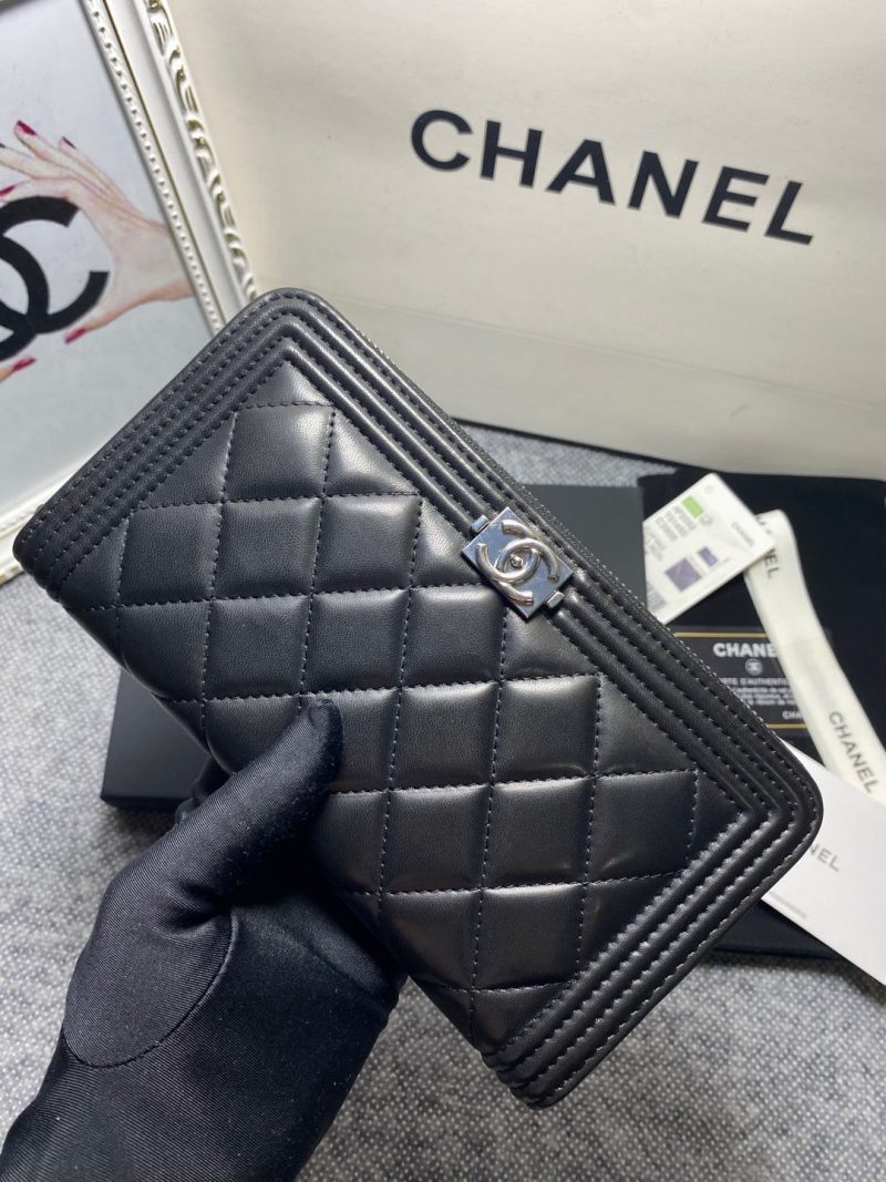 CHANEL ‘Boy’ Long Zipped WalletJOJOKKREPLICAS | High Quality Replica Watches & Bags