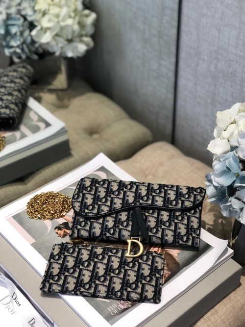 DIOR Saddle Wallet on ChainJOJOKKREPLICAS | High Quality Replica Watches & Bags