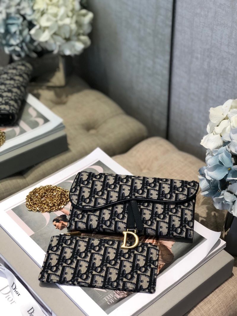 DIOR Saddle Wallet on ChainJOJOKKREPLICAS | High Quality Replica Watches & Bags