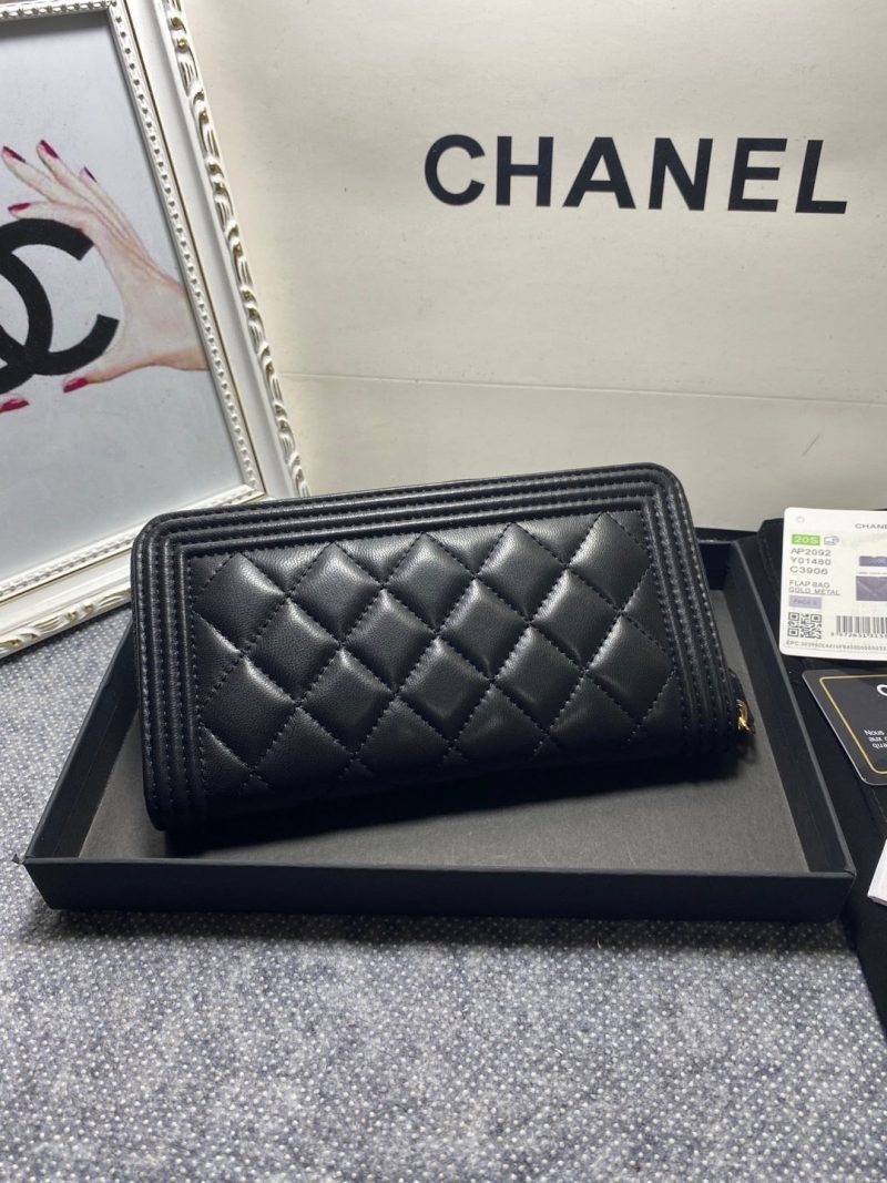 CHANEL ‘Boy’ Long Zipped WalletJOJOKKREPLICAS | High Quality Replica Watches & Bags