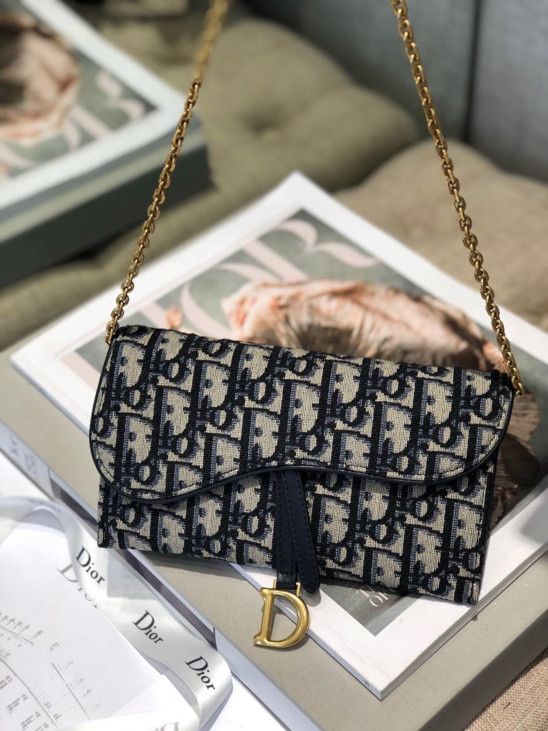 DIOR Saddle Wallet on ChainJOJOKKREPLICAS | High Quality Replica Watches & Bags
