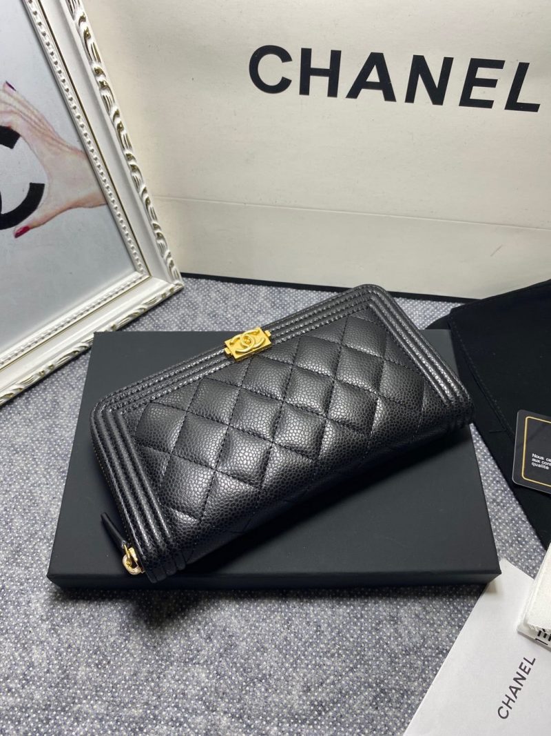 CHANEL ‘Boy’ Long Zipped WalletJOJOKKREPLICAS | High Quality Replica Watches & Bags