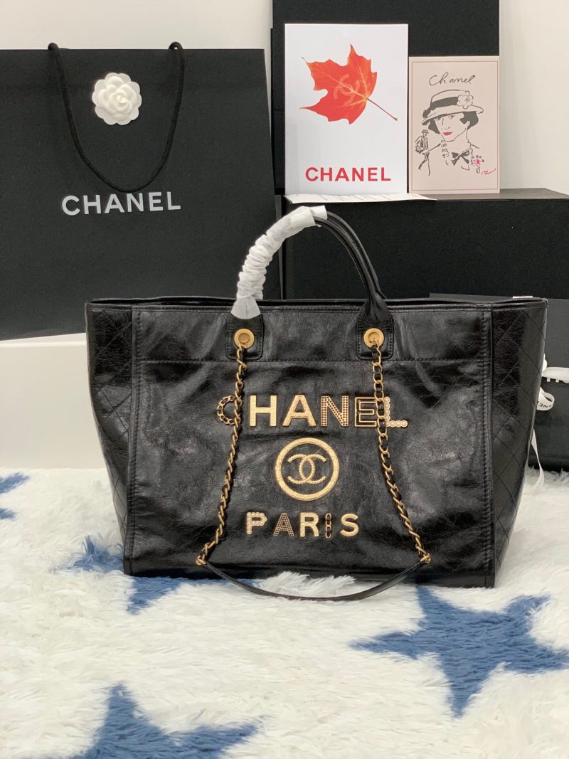CHANEL Large Shiny Calfskin Tote BagJOJOKKREPLICAS | High Quality Replica Watches & Bags