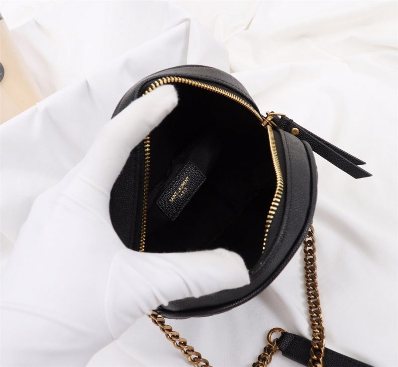 Saint Laurent VINYLE ROUND BLACK CAMERA BAGJOJOKKREPLICAS | High Quality Replica Watches & Bags