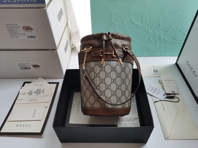 GUCCI 1995 Horsebit Leather Bucket BagJOJOKKREPLICAS | High Quality Replica Watches & Bags