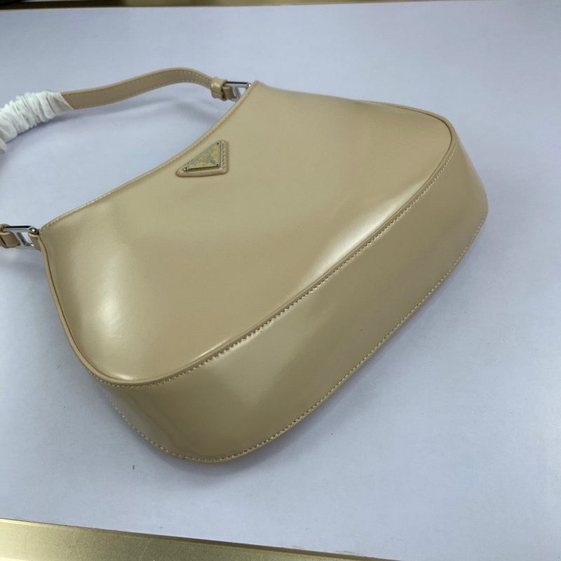 PRADA Cleo Brushed Leather Shoulder Bag Desert BeigeJOJOKKREPLICAS | High Quality Replica Watches & Bags