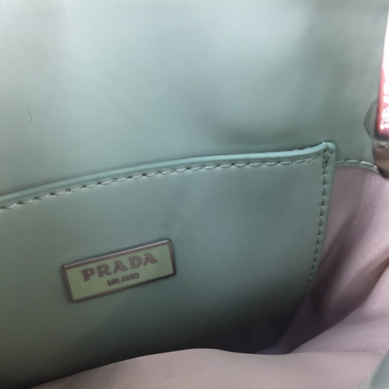 PRADA Small Brushed Leather Tote AquaJOJOKKREPLICAS | High Quality Replica Watches & Bags