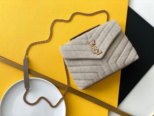 Saint Laurent LOULOU SMALL IN QUILTED “Y” LINENJOJOKKREPLICAS | High Quality Replica Watches & Bags