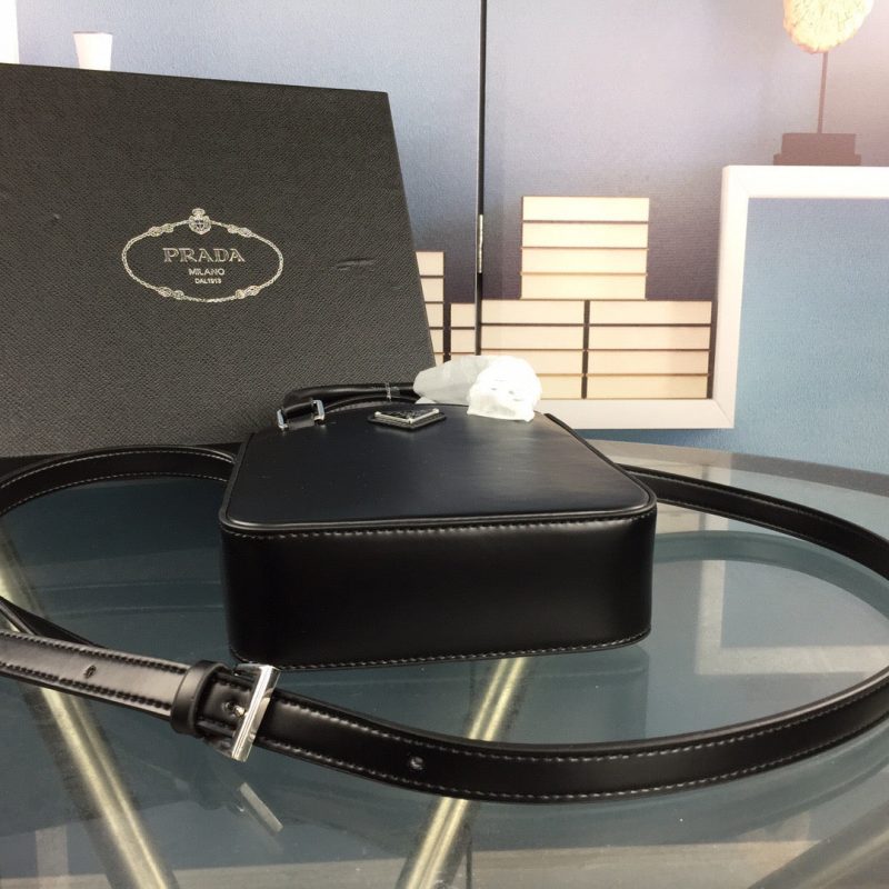PRADA Small Brushed Leather Tote BlackJOJOKKREPLICAS | High Quality Replica Watches & Bags