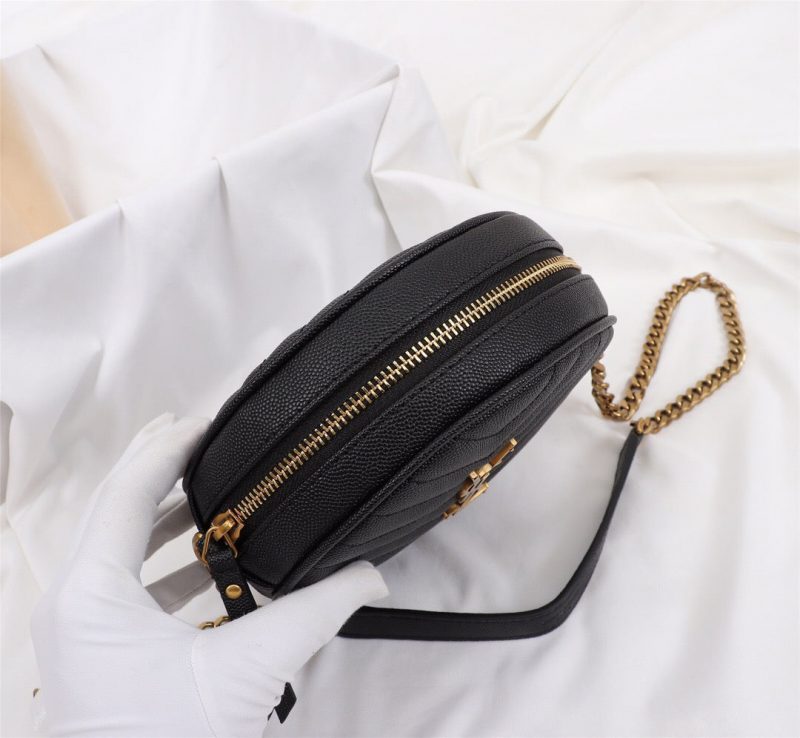 Saint Laurent VINYLE ROUND BLACK CAMERA BAGJOJOKKREPLICAS | High Quality Replica Watches & Bags