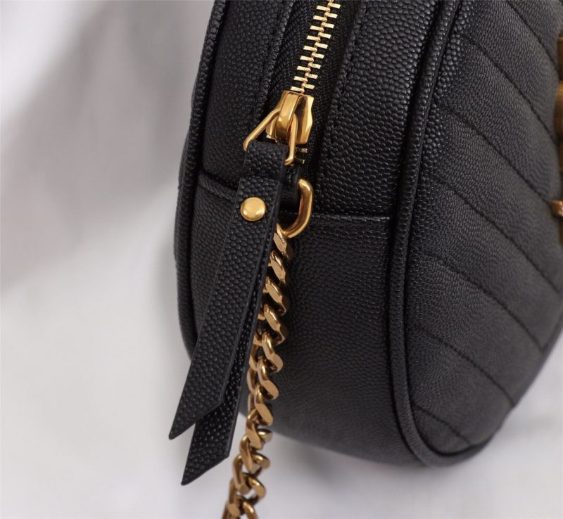 Saint Laurent VINYLE ROUND BLACK CAMERA BAGJOJOKKREPLICAS | High Quality Replica Watches & Bags