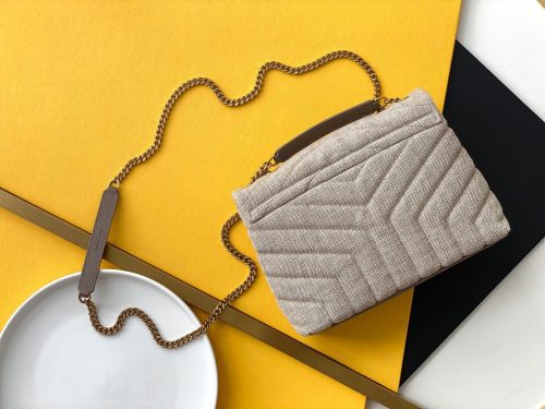 Saint Laurent LOULOU SMALL IN QUILTED “Y” LINENJOJOKKREPLICAS | High Quality Replica Watches & Bags